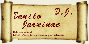 Danilo Jarminac vizit kartica